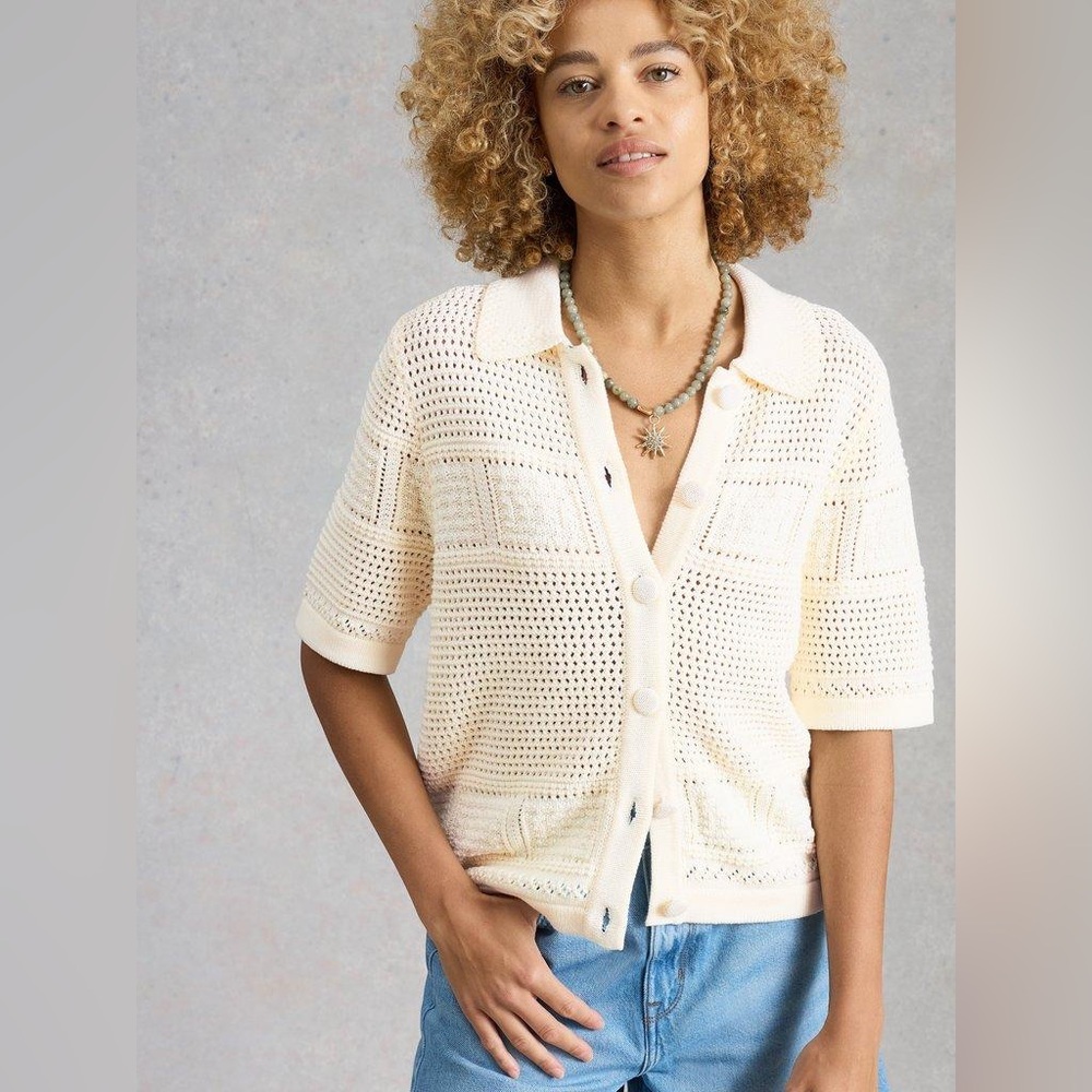 NWT White Stuff Gemima Collar Cardi - Picture 2 of 11